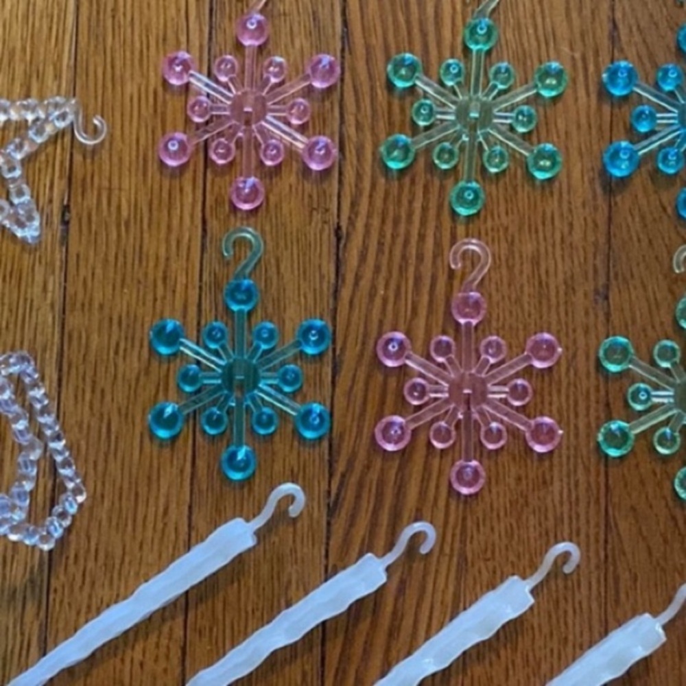 Vintage Plastic Christmas Ornaments